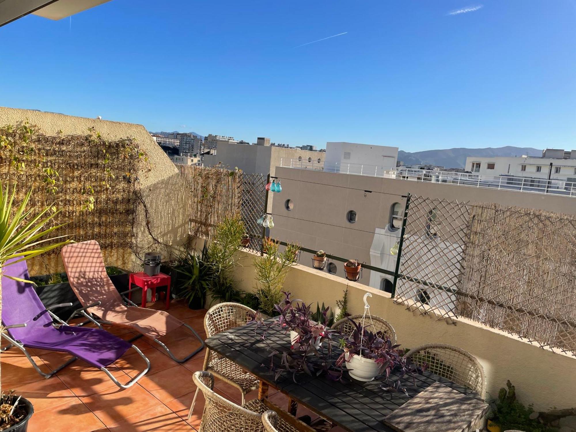 4 Personnes Appart 60 M2 Terrasse 35M2 Sejour Sud 2 Vraies Chambres Gare Saint-Charles Universite 마르세유 외부 사진